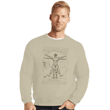 Load image into Gallery viewer, Shirts Crewneck Sweater, Unisex / Small / Sand Eren Vitruvian