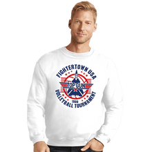 Load image into Gallery viewer, Shirts Crewneck Sweater, Unisex / Small / White Volleyball Tournament