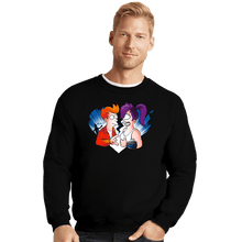 Load image into Gallery viewer, Daily_Deal_Shirts Crewneck Sweater, Unisex / Small / Black Future Friendzone