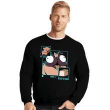 Load image into Gallery viewer, Shirts Crewneck Sweater, Unisex / Small / Black Dog Pig Bread

