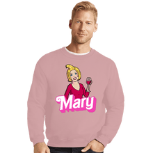 Load image into Gallery viewer, Daily_Deal_Shirts Crewneck Sweater, Unisex / Small / Pink Mary Doll