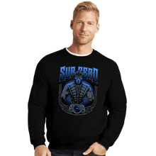 Load image into Gallery viewer, Daily_Deal_Shirts Crewneck Sweater, Unisex / Small / Black Sub-Zero Crest
