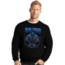 Load image into Gallery viewer, Daily_Deal_Shirts Crewneck Sweater, Unisex / Small / Black Sub-Zero Crest