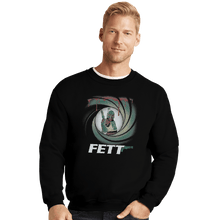 Load image into Gallery viewer, Shirts Crewneck Sweater, Unisex / Small / Black Agent Fett