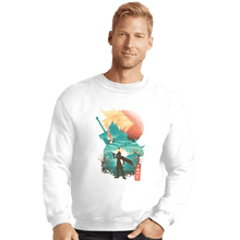Load image into Gallery viewer, Shirts Crewneck Sweater, Unisex / Small / White Ukiyo Cloud