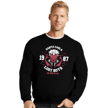 Load image into Gallery viewer, Daily_Deal_Shirts Crewneck Sweater, Unisex / Small / Black Santa Carla Boys