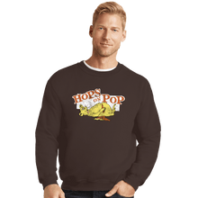Load image into Gallery viewer, Shirts Crewneck Sweater, Unisex / Small / Dark Chocolate Hops On Pop
