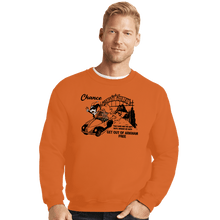 Load image into Gallery viewer, Secret_Shirts Crewneck Sweater, Unisex / Small / Red Get Out Of Arkham Card