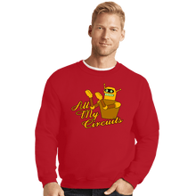 Load image into Gallery viewer, Daily_Deal_Shirts Crewneck Sweater, Unisex / Small / Red All My Circuits