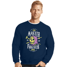 Load image into Gallery viewer, Shirts Crewneck Sweater, Unisex / Small / Navy Skeletor Forever