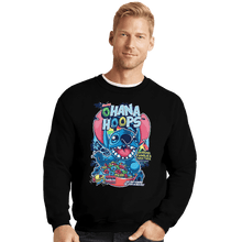 Load image into Gallery viewer, Shirts Crewneck Sweater, Unisex / Small / Black Ohana Hoops!