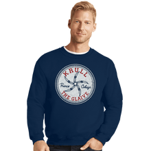 Load image into Gallery viewer, Daily_Deal_Shirts Crewneck Sweater, Unisex / Small / Navy Glaive Star