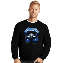 Load image into Gallery viewer, Daily_Deal_Shirts Crewneck Sweater, Unisex / Small / Black Struck By Lightning