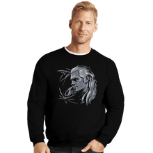 Load image into Gallery viewer, Shirts Crewneck Sweater, Unisex / Small / Black Monster Slayer