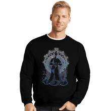 Load image into Gallery viewer, Shirts Crewneck Sweater, Unisex / Small / Black Hades Darkness