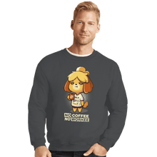 Load image into Gallery viewer, Shirts Crewneck Sweater, Unisex / Small / Charcoal Isabelle Coffee