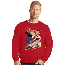 Load image into Gallery viewer, Secret_Shirts Crewneck Sweater, Unisex / Small / Red Army Girls