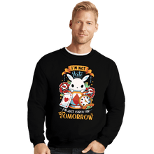 Load image into Gallery viewer, Secret_Shirts Crewneck Sweater, Unisex / Small / Black Wonderous Rabbit