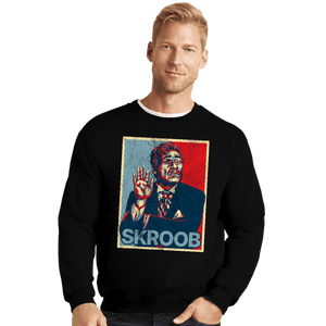 Daily_Deal_Shirts Crewneck Sweater, Unisex / Small / Black Skroob Hope