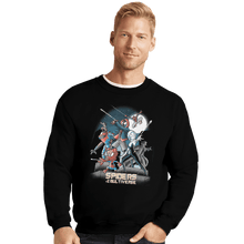 Load image into Gallery viewer, Shirts Crewneck Sweater, Unisex / Small / Black Spiders Of The Multiverse