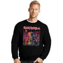 Load image into Gallery viewer, Shirts Crewneck Sweater, Unisex / Small / Black Iron Mando