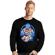 Load image into Gallery viewer, Daily_Deal_Shirts Crewneck Sweater, Unisex / Small / Black Emblem Summoned