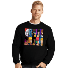 Load image into Gallery viewer, Daily_Deal_Shirts Crewneck Sweater, Unisex / Small / Black Anime OVA VS. Anime OVA