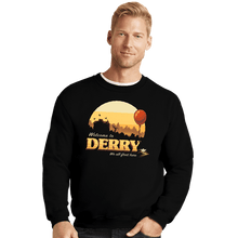 Load image into Gallery viewer, Shirts Crewneck Sweater, Unisex / Small / Black Welcome To Derry
