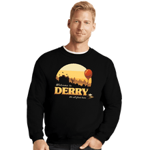 Load image into Gallery viewer, Shirts Crewneck Sweater, Unisex / Small / Black Welcome To Derry