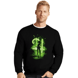 Shirts Crewneck Sweater, Unisex / Small / Black Jupiter Storm
