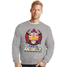 Load image into Gallery viewer, Daily_Deal_Shirts Crewneck Sweater, Unisex / Small / Sports Grey Go Rebelz