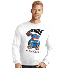 Load image into Gallery viewer, Shirts Crewneck Sweater, Unisex / Small / White Vinbot