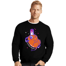 Load image into Gallery viewer, Shirts Crewneck Sweater, Unisex / Small / Black Cute But Deadly Pochita
