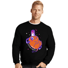 Load image into Gallery viewer, Shirts Crewneck Sweater, Unisex / Small / Black Cute But Deadly Pochita