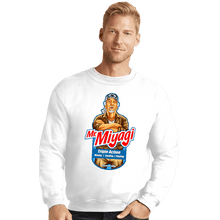 Load image into Gallery viewer, Shirts Crewneck Sweater, Unisex / Small / White Mr. Miyagi