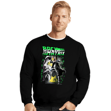 Load image into Gallery viewer, Daily_Deal_Shirts Crewneck Sweater, Unisex / Small / Black Back To The Matrix