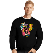 Load image into Gallery viewer, Daily_Deal_Shirts Crewneck Sweater, Unisex / Small / Black Drag Racin&#39;
