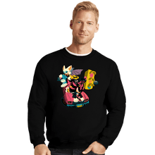Load image into Gallery viewer, Daily_Deal_Shirts Crewneck Sweater, Unisex / Small / Black Drag Racin'