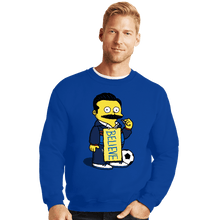 Load image into Gallery viewer, Daily_Deal_Shirts Crewneck Sweater, Unisex / Small / Royal Blue Lasso Special!
