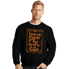 Load image into Gallery viewer, Secret_Shirts Crewneck Sweater, Unisex / Small / Black Solemnly Swear
