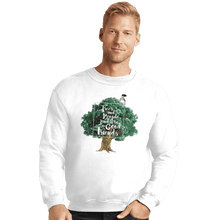 Load image into Gallery viewer, Shirts Crewneck Sweater, Unisex / Small / White Tree