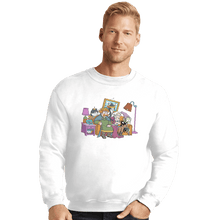 Load image into Gallery viewer, Shirts Crewneck Sweater, Unisex / Small / White Disencouchment