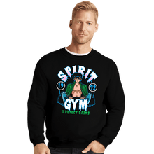 Load image into Gallery viewer, Daily_Deal_Shirts Crewneck Sweater, Unisex / Small / Black Spirit Gym