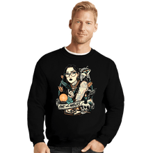 Load image into Gallery viewer, Daily_Deal_Shirts Crewneck Sweater, Unisex / Small / Black One With Nature
