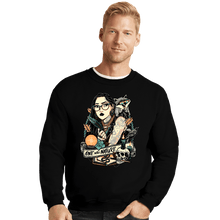 Load image into Gallery viewer, Daily_Deal_Shirts Crewneck Sweater, Unisex / Small / Black One With Nature