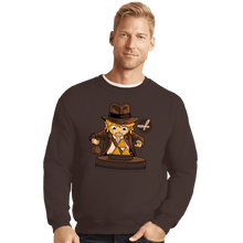 Load image into Gallery viewer, Shirts Crewneck Sweater, Unisex / Small / Dark Chocolate Indiana Link