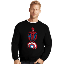 Load image into Gallery viewer, Shirts Crewneck Sweater, Unisex / Small / Black The Spider Is Coming