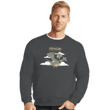 Load image into Gallery viewer, Daily_Deal_Shirts Crewneck Sweater, Unisex / Small / Charcoal Dragon Dancer