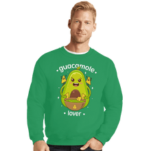 Load image into Gallery viewer, Shirts Crewneck Sweater, Unisex / Small / Irish Green Guacamole Lover