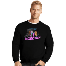 Load image into Gallery viewer, Shirts Crewneck Sweater, Unisex / Small / Black Let's Get Wizical!